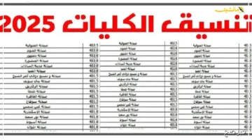 ظهرت الآن.. رابط نتيجة تنسيق المرحلة الثالثة 2025 برقم الجلوس لطلاب علمي وأدبي عبر بوابة التنسيق 1
